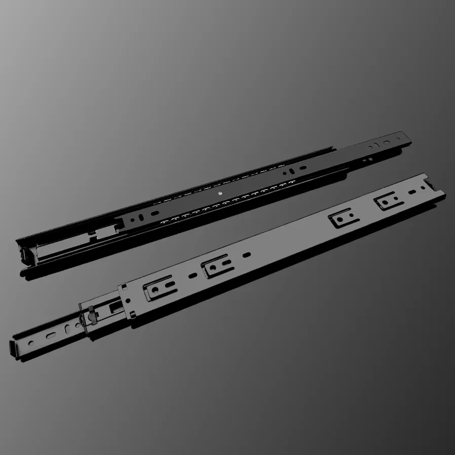 三节钢珠抽屉滑轨 A1045产品
