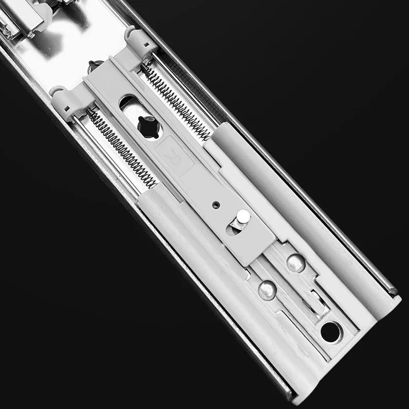 53宽阻尼重型三节钢珠滑轨E2053