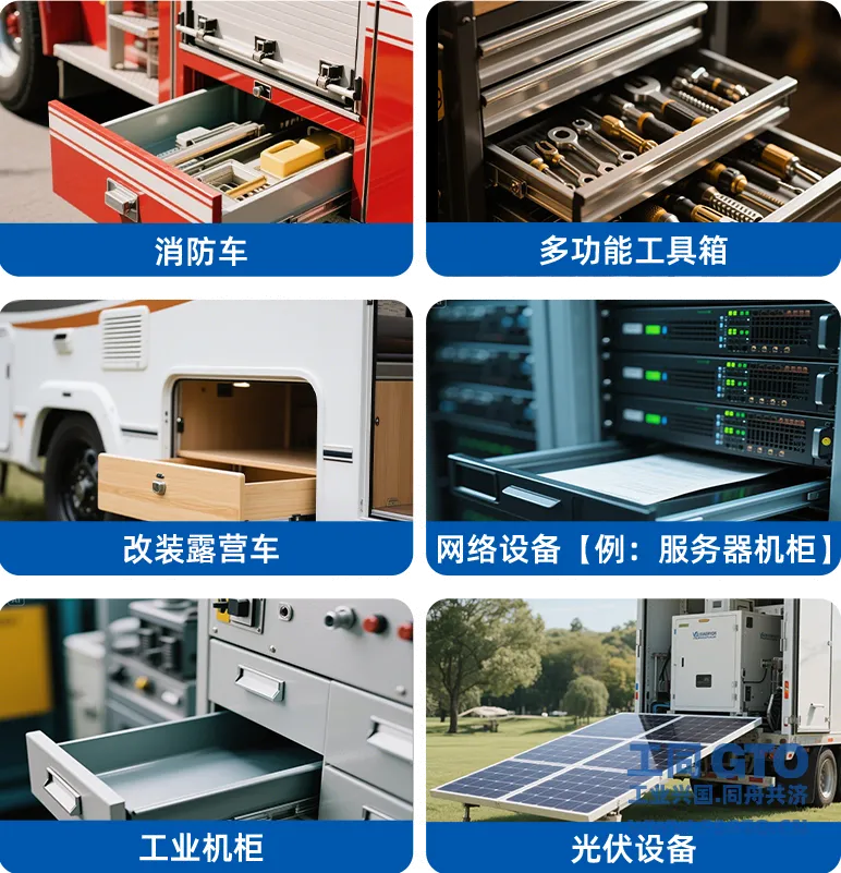 工业高承重滑轨应用场景
